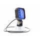 CARBONLUX - Phare de travail LED CARBONLUX carré 90X90mm - cable - lumière bleu spot