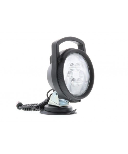 CARBONLUX - Phare de travail LED CARBONLUX rond diam 164mm magnetique avec ventouse et cable spiralé