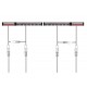 BL15 LED - Kit LED + Gauche/Droit avec fixation par l'avant et câblage
