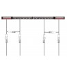 BL15 LED - Kit LED + Gauche/Droit avec fixation par l'avant et câblage