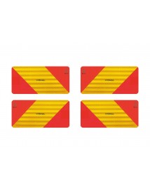 R70 - 4 Plaques ECE70/01 alu 282 x 130