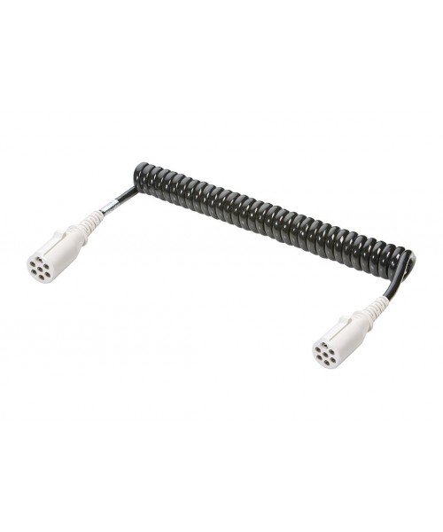 C7P - Câble spiralé 7P/24V Type S Euro 6 125°