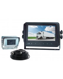 Systèmes caméras filaires - Kit complet filaire avec écran 7" et caméra alu/inox CMOS