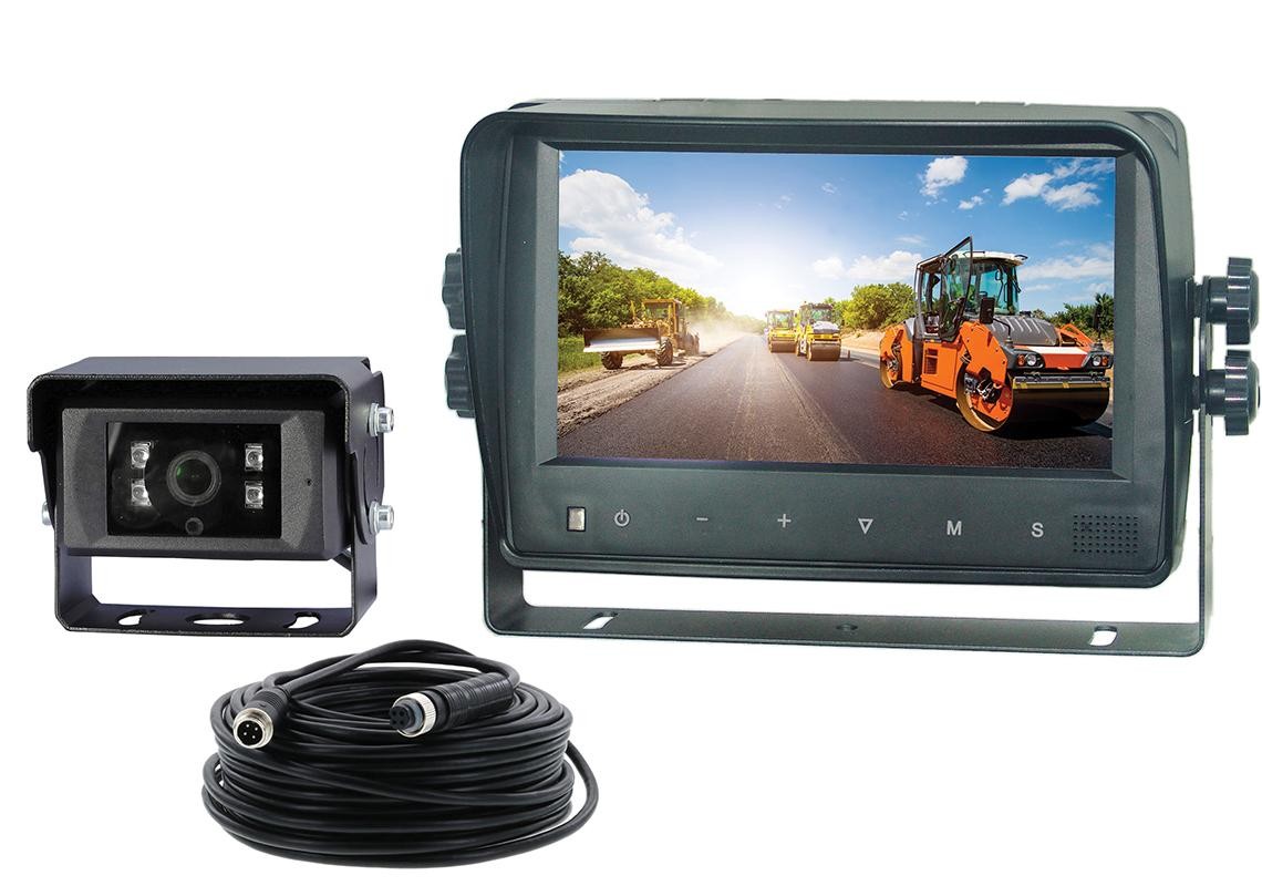 Kit caméra filaire alarme vision arrière pour véhicule industriel