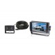 Systèmes caméras filaires - Kit complet filaire HD 1080P avec écran 7" mono et caméra alu noire