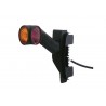 DXLC8 - Feu de gabarit et d'encombrement LED 12/24V cristal + rouge + ambre montage sur LC8