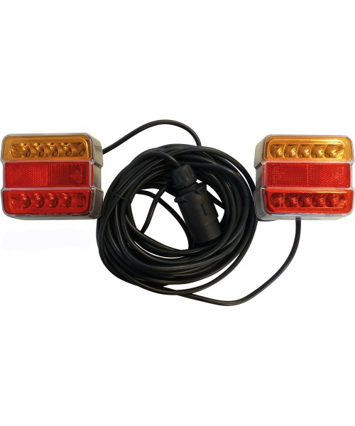 KIT FEUX DE REMORQUE A LED MAGNETIQUES