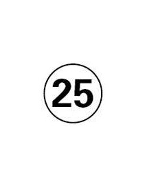 DISQUE LIMITATION DE VITESSE 25 KM/H