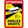 ETIQUETTE ANGLES MORTS CAR & BUS