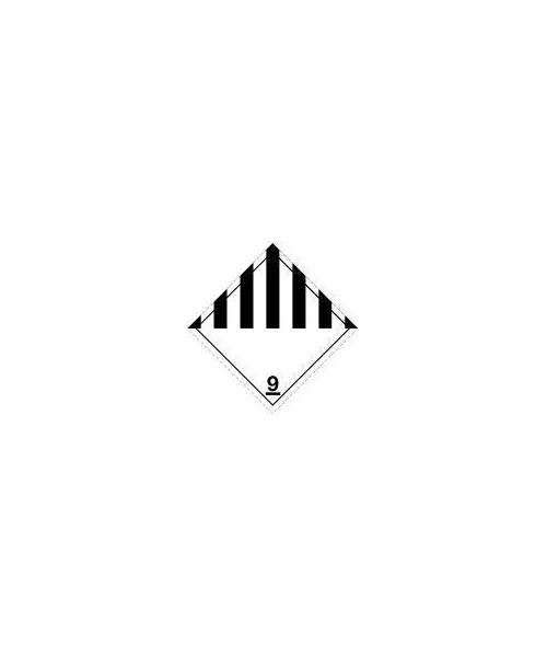 PLAQUE DANGER 300X300 MM classe 9