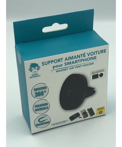 SUPPORT AIMANTé pour SMARTPHONE GEEK MONKEY