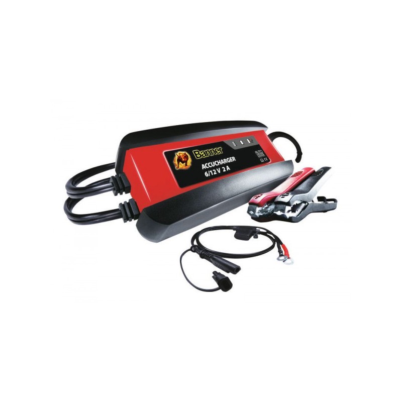 chargeur batterie automatic 6V et 12 V - 2A - APVI