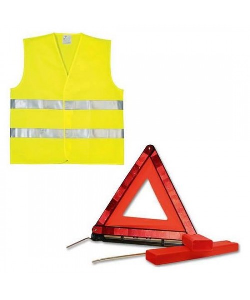 Kit ADR Sécurité Véhicule : gilet + triangle de sécurité