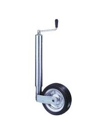 Roue jockey jante acier 60mm course de 250mm grande roue 400kg