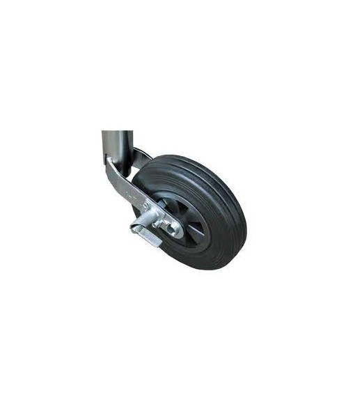 Roue jockey AL-KO jante PVC 48mm avec blocage de la roue 150kg