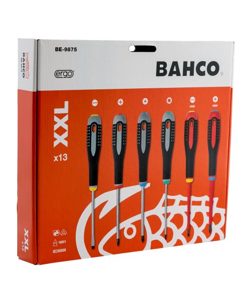 JEU TOURNEVIS ERGO FENTE, PH, PZ, TORX - 13 PCS