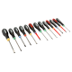 JEU TOURNEVIS ERGO FENTE, PH, PZ, TORX - 13 PCS
