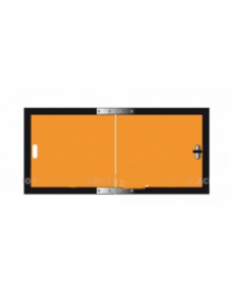 Panneau alu 300 x 120 NSB orange Pliable en vertical