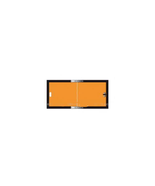 Panneau alu 300 x 120 NSB orange Pliable en vertical