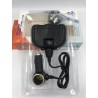 TRIPLE PRISE ALLUME CIGARE + 2USB