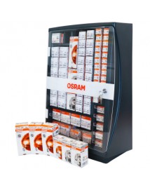 LOT OSRAM 180 AMPOULES + ARMOIRE AVEC SERRURE + TESTEUR