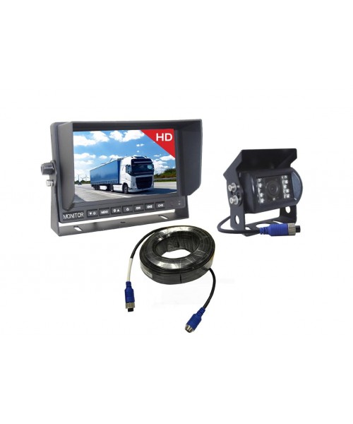 KIT COMPLET CAMÉRA FILAIRE - ÉCRAN 5" HD + CAMÉRA 150° HD