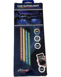 4 BANDES LED RGB - CAR SUPERLIGHT-DB4416