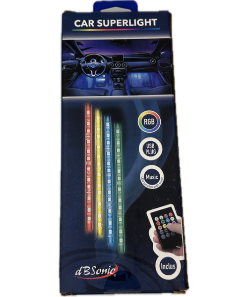 4 BANDES LED RGB - CAR SUPERLIGHT