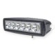 Phare de travail rectangle 6 leds 12/24V - 1500 Lumens - 18Watts
