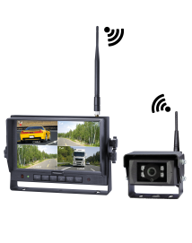 Systèmes caméra sans fil- Kit sans fil HD 2.4 GHz avec écran fractionnable 7"