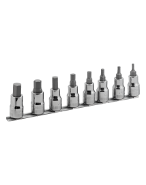 Jeux de douilles 1/2" sur réglettes