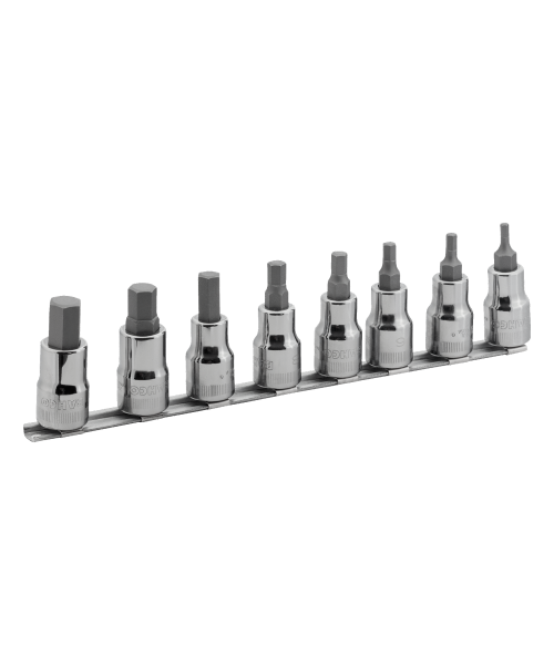 Jeux de douilles 1/2" sur réglettes