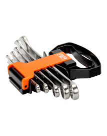 Jeu de clés mixtes plates métrique - 5pcs/étui