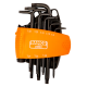 Jeu de clés mâles TORX - 8 pcs