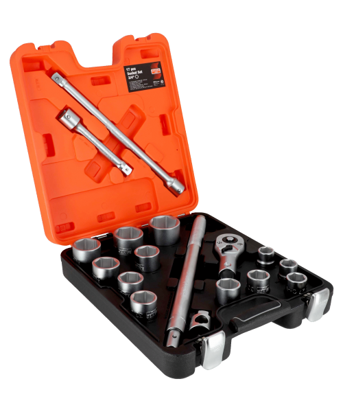 Jeu de douilles 6 pans 34/"