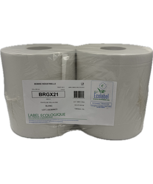 LOT DE 2 BOBINES BLANCHE 700F - BPOECO