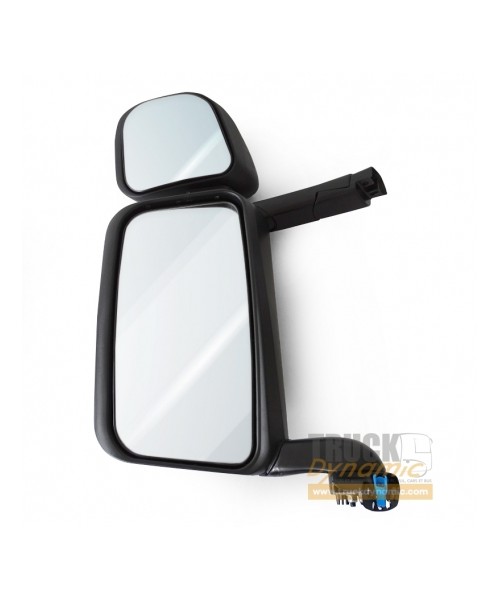 Rétroviseur principal et grand angle SCANIA 4 - Électrique et manuel - 250 mm - 24 V - Gauche