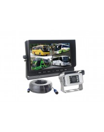 Systèmes caméras filaires - Kit complet filaire HD 1080P avec écran 10" mono et caméra inox
