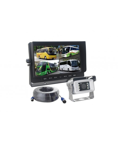 Systèmes caméras filaires - Kit complet filaire HD 1080P avec écran 10" mono et caméra inox