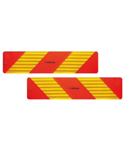 2 Plaques ECE 70/01 Alu 1 mm 565 x 130