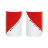 BA - Set rouleaux Chevron Rouge/Blanc Classe A 9 m
