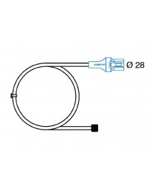 CP - Câble plat optionnel avec connecteur 2 voies pour repiquage sur feu arrière LC8 500 mm