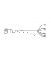 FCA - Faisceau feu arrière 7 voies 2500 mm