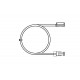 ACC - Câble plat avec connecteur 2 voies Superseal/click in pour repiquage sur feu arrière LC12LED