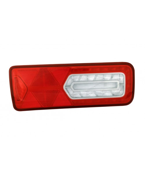 LC12 LED - Feu arrière LED Droit 24V, Conn additionnels, catadioptre