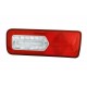 LC12 LED - Feu arrière LED Gauche 24V, Conn additionnels, catadioptre