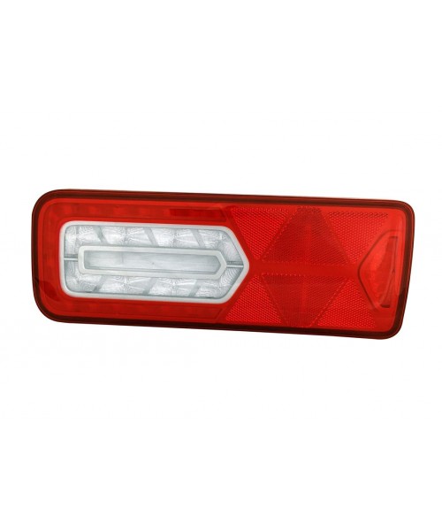 LC12 LED - Feu arrière LED Gauche 24V, Conn additionnels, catadioptre