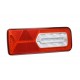 LC12 LED - Feu arrière LED Droit 12V, Conn additionnels, triangle