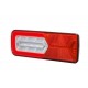 LC12 LED - Feu arrière LED GLOWING Gauche 12V, Conn additionnels, triangle