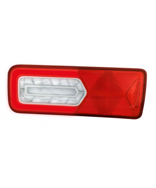 LC12 LED - Feu arrière LED GLOWING Gauche 24V, connecteurs additionnels